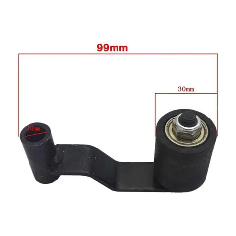 Heavy Duty Chain Tensioner Spring Roller Slider Guide Adjuster Pulley Kit For 110cc 125cc 300cc Atv Quad Bike Worn Assembly Replacement Durable Steel Brake Gear, 99mm