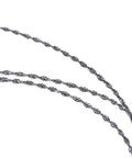Close-up of 72Cm 28In Wire Saw Rope Chain Saw For Emergency Survival Gear Camp Outdoor Hunting Hand Tool Fretsaw Kit with durable blade
