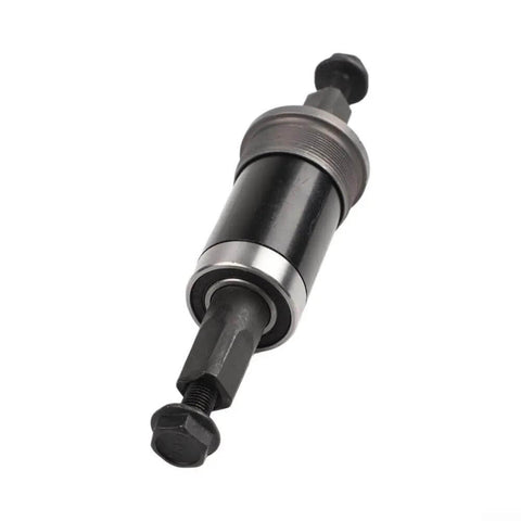 Solid Alloy Bike Bottom Bracket 73x124mm For E-Bikes With Iso Square Taper Fits Your Ride And Handles Harsh Snow Or Beach Sand Like A Boss Without Any Wobbly Issues. black alloy bike bottom bracket with sealed bearing and square taper spindle