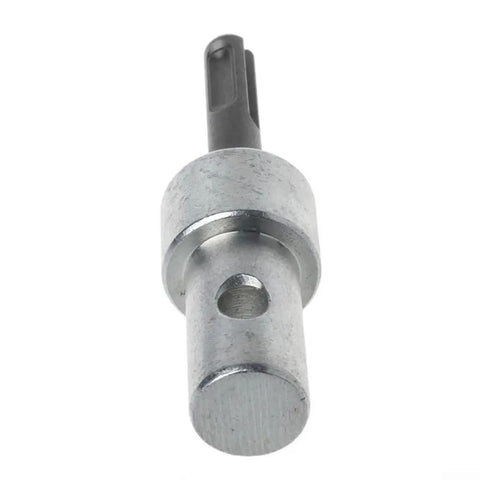 Beefy Round Shank Drill Bit Adapter With 2 Slot Design for quick bit swaps, steel build, visible single-piece shank for electric drill use