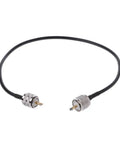 RF Coaxial Cable Connector UHF PL259 Male To PL259 Male RG58 Pigtail Cable 50cm For Antennas Radios Scanners Ham Transceivers And CB Gear