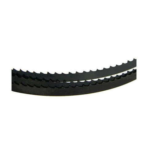 No Nonsense SK5 Carbon Spring Steel Bandsaw Blades 2 Pack 2095mm showing teeth design for precise woodworking cuts.