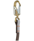Positioning Strap With Six Point Five Inch Snap Hook Five Thousand Pound Rating Seven Foot Long Six Ply Klein Kord Webbing Internal Lock Mechanism Gard Snap Hook For Tough Work Gloves