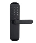 Bluetooth Digital Lock With Code Card Fingerprint App And Key Unlocks For Right Hand Doors Compatible With Alexa and Smart Home Hub