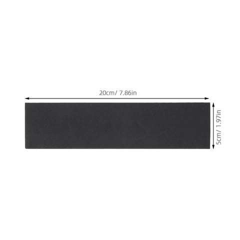 Three Piece Graphite Block Ingot Plates For Melting And Casting In Vacuum Furnaces, Electrolysis And Electroplating, Pro Grade Heavy Duty High Temperature Graphite Electrode Sheets, 20x5 cm Ingot Rectangle Insulation Board Set.