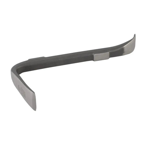 Heavy Duty Double End S Spoon Pry Tool For Fender And Frame, Long Reach Auto Body Repair Tool, angled metal design.