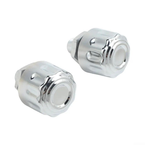 2 Pc Npt Threaded Breather Cap Reducer For Hydraulic Oil Tank With 40 Micron Filtration To Balance Pressure Reduce Overheating Risks Extend Lifespan Built From Rust Resistant Carbon Steel And Aviation Aluminum Alloy For Easy Installation In Harsh - chrome finish and threaded design shown.