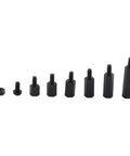 Nylon Hex Standoff Spacer Kit Pro Grade With M3 Threads 180 Piece Set Of Black Spacers Nuts And Screws For RC Drones FPV Gear And Electronics Projects 6mm To 20mm Male To Female Spacers, black nylon standoffs and nut