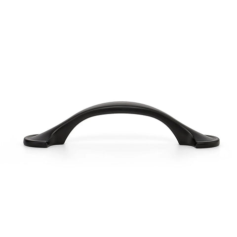 30 Pack Solid 3 Inch Rounded Foot Arch Kitchen Cabinet Handles Matte Black Finish Curved Drawer Pulls For Cabinets And Furniture Hardware