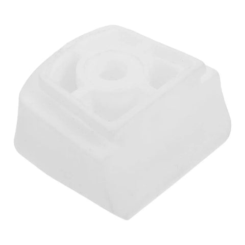 High-grip white brake pad for inline and quad skates, part of toe stops for roller skates replacement high grip white brake pads.