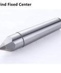 Fixed Center For Lathe Morse Taper MT1 MT2 MT3 Alloy Solid Dead Center Grind Center With Carbide End High Hardness HRC 75