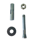 Concrete Sleeve Anchor 3/8 Inch By 1 7/8 Inch Hex Nut Head Zinc Plated For Concrete Fastening disassembled view