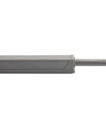 Push To Open Drawer Door Catch With Magnetic Tip Latch Soft Close And Touch Release For Cabinets Wardrobes Cupboards And Camper Storage Solutions Long Lasting ABS Gray Finish shown side view