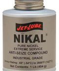 Nickel Based Anti Seize Paste, 16 Oz High Temperature Lubricant For Threads, Bolts, Gaskets And Flanges, Heat Resistant From -65F To 2600F, Silver Color, Pure Nickel Core, Industrial Grade Seize Prevention