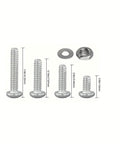Top Shelf 710 Piece 304 Stainless Steel Fastener Kit with cross and round head screws and nuts in various sizes.