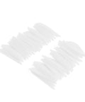 2 Inch TPU Arrow Vanes White Fletchings For DIY Arrows Archery Bow Pack Of 50 Lightweight Durable Plastic Vanes For Practice Target Shooting And Hunting