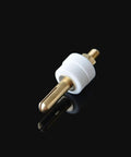 PZRT ceramic terminal wire connector with brass copper rod, close-up view
