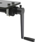 Close-up of the manual crank handle on a Manual Bead Roller Kit With 6 Changeable Dies For Sheet Metal Beading And Flaring.
