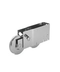 Patio Door Roller Tandem With One And A Half Inch Stainless Steel Wheels For Smooth Sliding Replacement Easy Install And Long Lasting Performance Stainless Steel Construction With Tapered Edges For Effortless Movement And Quiet Operation.