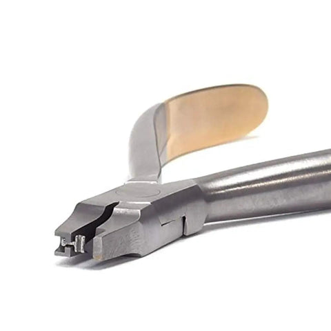 Dental Free Hook Clamp Forceps For Precise Hook Placement Pliers with sharp cutting edges and hardened alloy beak for orthodontics