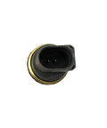 DEVMO coolant temperature sensor with brass body and black 2-pin connector