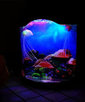 Jellyfish Lamps Chill LED Color Changing Mood Light For Living Room Bedroom Desk Ocean Aquarium Night Light With Floating Jellyfish
