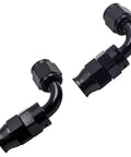Premium Stainless Steel PTFE Braided Hose Line Kit With AN6 Fittings Perfect For Fuel And Oil Transfer In Your Ride Or Machine Over 20 Feet Long black AN6 hose fittings