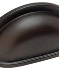 Set Of 10 Oil Rubbed Bronze Cabinet Hardware Bin Cup Drawer Pulls With 3 Inch Hole Centers 76mm For Cabinets And Furniture 4310ORB Finish