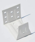 Center Support Bracket 2 Pack White For 2 Inch High Profile Window Blinds Headrail Holder Beefy Steel Hinged Design With Safe White Finish
