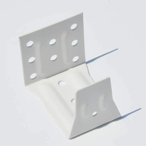 Center Support Bracket 2 Pack White For 2 Inch High Profile Window Blinds Headrail Holder Beefy Steel Hinged Design With Safe White Finish
