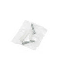 Hollow Wall Mount Kit With PP Plastic Anchors And Steel Screws For Drywall in transparent packaging