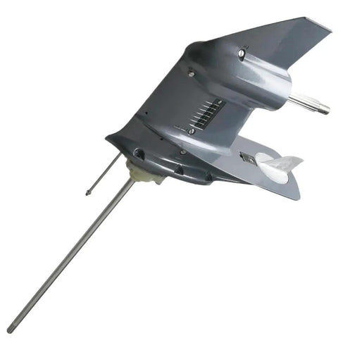 Heavy Duty Lower Unit Assembly With Long Driver Shaft For 40hp Outboard Motor, gray, marine propulsion replacement unit.