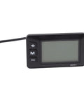 GD01 Electric Bike Dashboard Meter With LCD Screen For 22.2mm Handlebar, showing buttons on the left side.