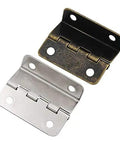 4 Pack Cabinet Door Hinges Set For Wood Boxes And Vintage Furniture Hardware Durable Easy Install