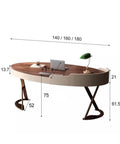 Top Shelf Ergonomic Standing Desk With Integrated Monitor Riser, Versatile Ash Wood Computer Table, 140cm-180cm size.