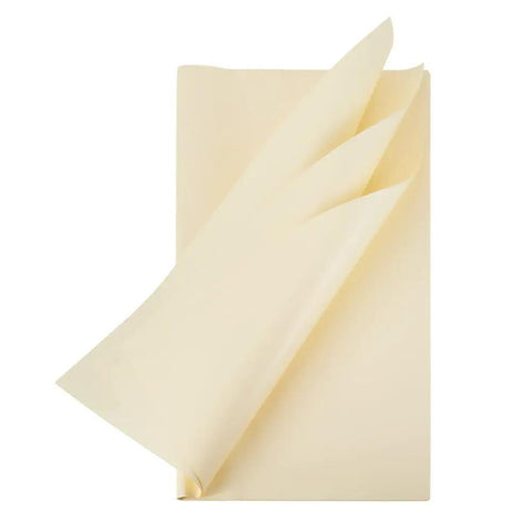 20 Pack Flower Wrapping Paper 22 By 22 Inches Waterproof Floral Bouquet Paper shown in Old Lace Look That Pops, folded edges