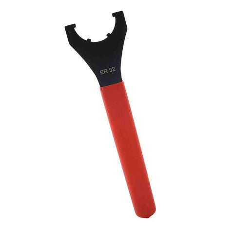Spanner Clamping Nut Wrench For ER32 Collet Nuts Red Rock Solid Precision Collet Chuck Wrench For CNC Milling Lathe Engraving Machines