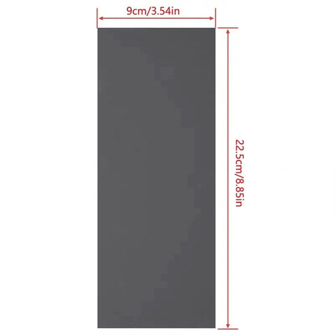 Grab Your Ultimate 60 Piece Sandpaper Pack For Wood Metal And Car Detailing! 9x3.6 inch sandpaper sheet shown for versatile sanding.