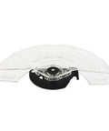 Electric Miter Blade Guard Replacement for LS1040 Saw Lower Guard Assembly Aluminum Parts, transparent with black center