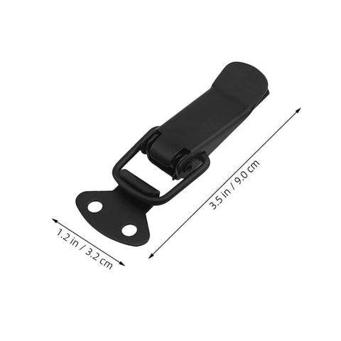 4 Pack Spring Loaded Toggle Latch Clips Hasp Kit For Cabinets Doors Windows Lids Built Tough Heavy Duty Security Lock Clamp