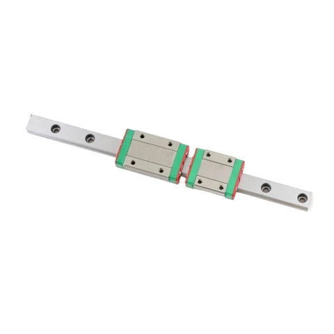 15mm Linear Rail Set With Heavy-Load Or Light-Load Carriage Blocks, 100 To 580mm Lengths, Hardened Steel Ball Bearing Sliding