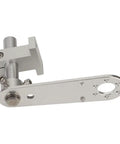 Rotating Encoder Mounting Bracket 21mm Hole Aluminum Alloy Fixing Stand for Digital Display Counter, spring type, front view