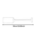 Outline of Kids PVC Boat Paddle Prop For Water Sports Fun Yellow 50cm Lightweight Paddle Accessory For Festivals Races Dragon Boat Dances