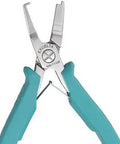 Offset Lead Forming Pliers For TO-220 Transistors, 5.5 Inch Carbon Steel Construction, Straight Nose Tool With Ergonomic Static Grip.