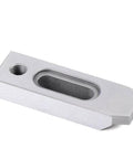 Set Of 4 Magnetic Jig Clamps For Wire EDM Fixture Boards In Stainless Steel With M8 By 1.25 Screws, shown in close-up