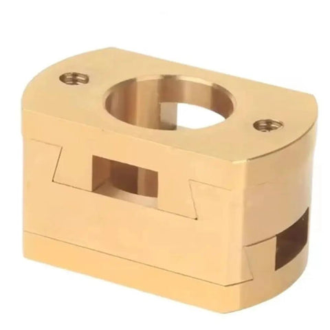 Upgrade Your 3D Printing Game With These Smooth Oldham T8 Z Axis Couplings Featuring Brass Round Connectors That Cut Vibration And Boost Accuracy For Ender 3 Pro Hot Beds Plus Tight Fit For Easy Install And Better Print Quality, brass