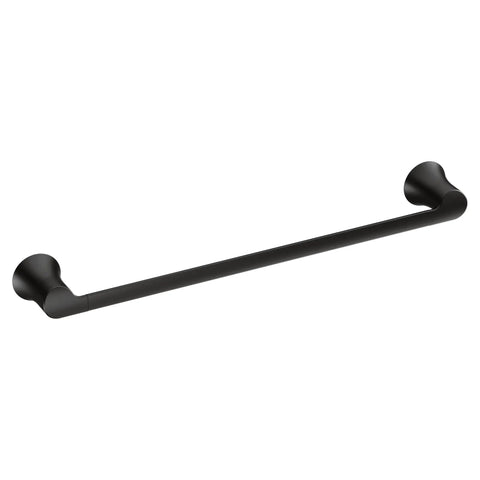 Doux 18-Inch Single Towel Bar Matte Black for Bathroom and Kitchen Wall Mount Go-To Rust-Resistant Metal, Easy Install, Modern Sleek Design