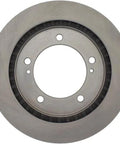 Centric C-Tek front brake rotor, front view for Chevrolet Tracker and Suzuki Vitara, gray cast iron