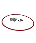 Built Tough Dirt Bike Stator Cover And Clutch Case Guard With Mounting Hardware and Sealed Engine Gaskets for 110Cc Through 190Cc, includes red gasket and bolts.