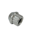 Close-up of Ultra Lightweight Titanium Lug Nuts 12 Point Stud Lock For M12 And M14 Wheels Open End 20 Pack Aerospace Grade GR5 6AL4V